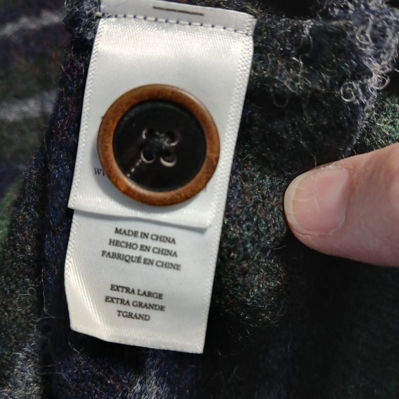 Rails Jasper Dawn Fog Stripe Cardigan NWT XL $228 Wool Preppy Academia - Picture 7 of 15